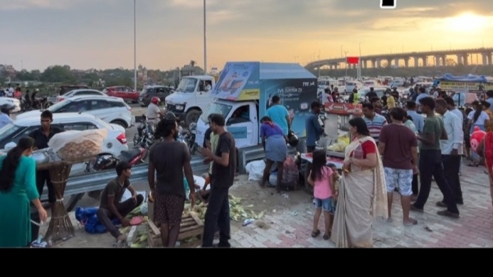 मुंबई का मरीन ड्राइव बनाम पटना का गंगा रिवर फ्रंट (ठेला -फोकचा ड्राइव)