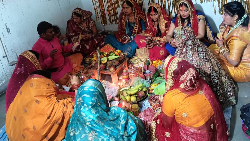 AIIMS रेज़िडेंशियल कॉम्प्लेक्स पटना में श्रद्धा व उत्साह से मनाई गई हरतालिका तीज