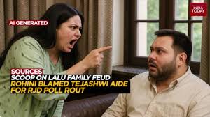 आरजेडी में ‘तेजस्वी बनाम सभी’? चुनावी हार के बीच लालू परिवार में खुला कलह—रोहिणी का विस्फोटक आरोप, तेज प्रताप का समर्थन