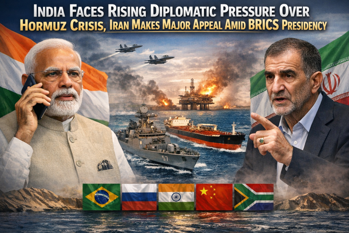 होर्मुज संकट पर भारत पर बढ़ा कूटनीतिक दबाव, BRICS अध्यक्षता के चलते ईरान की बड़ी अपील,