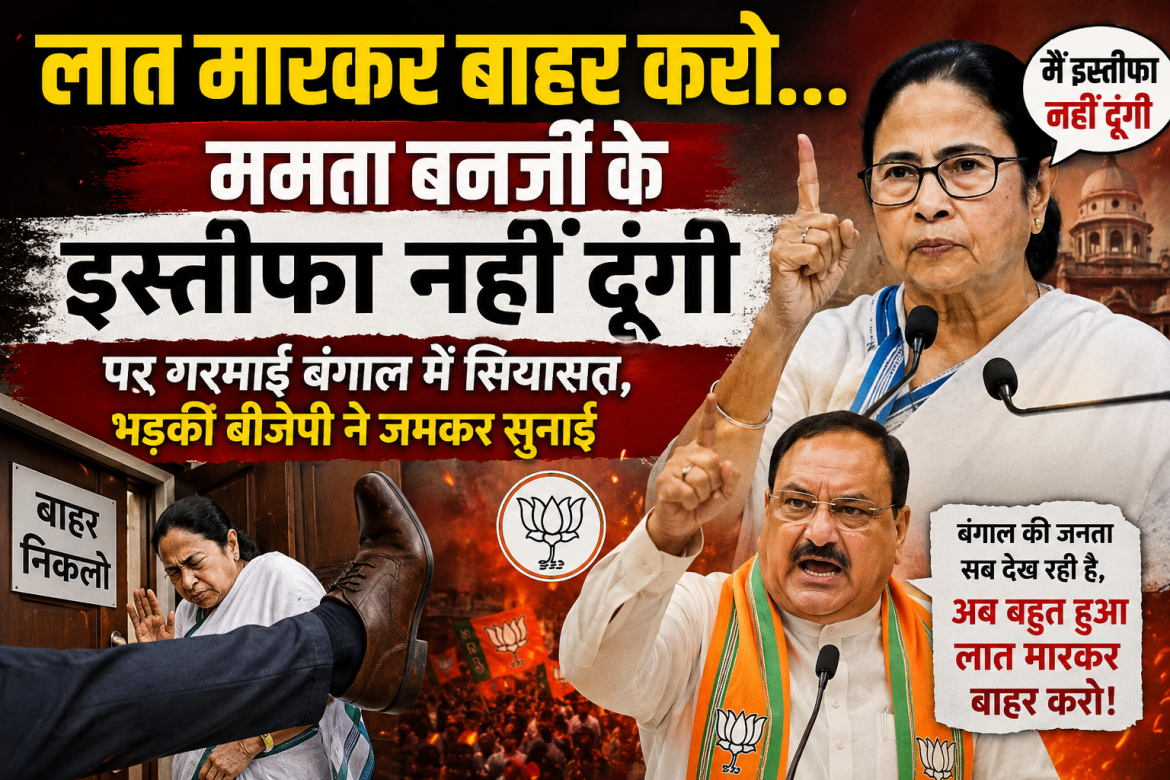 इस्तीफा नहीं दूंगी, पर सियासी बवाल: ममता के खिलाफ तेज हुए हमले, हटाने की उठी मांग